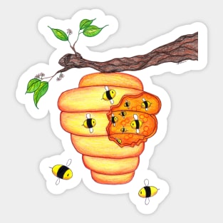 Busy as a Bee Sticker